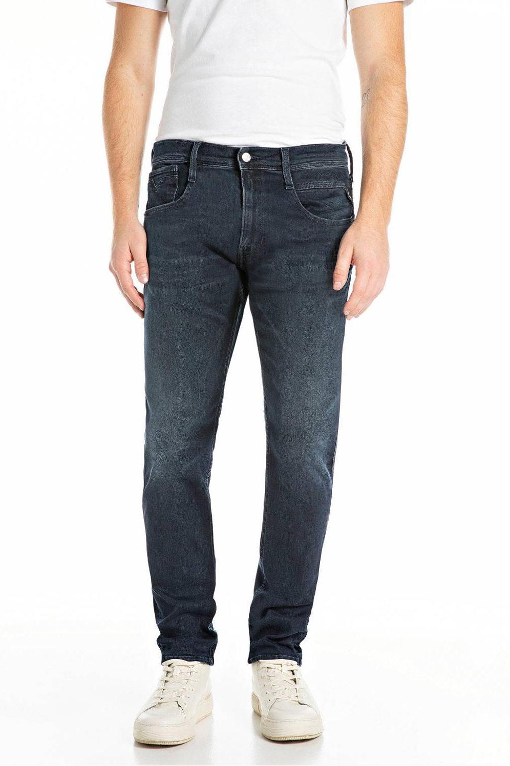 REPLAY ANBASS slim fit jeans dark blue