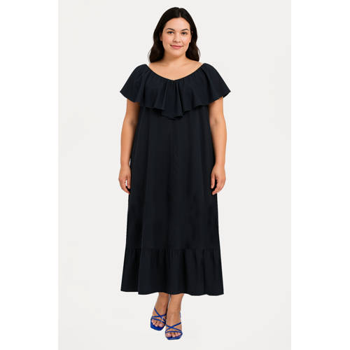 YOEK zomerjurk donkerblauw afbeelding