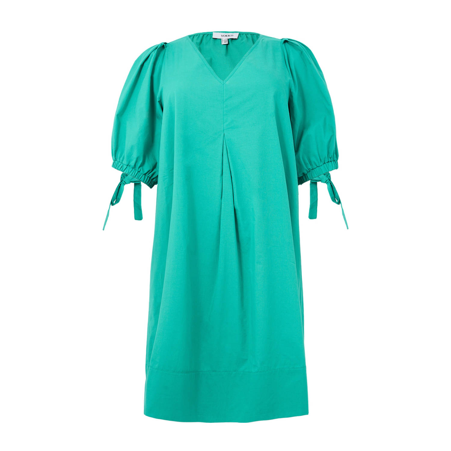 YOEK A-lijn jurk turquoise