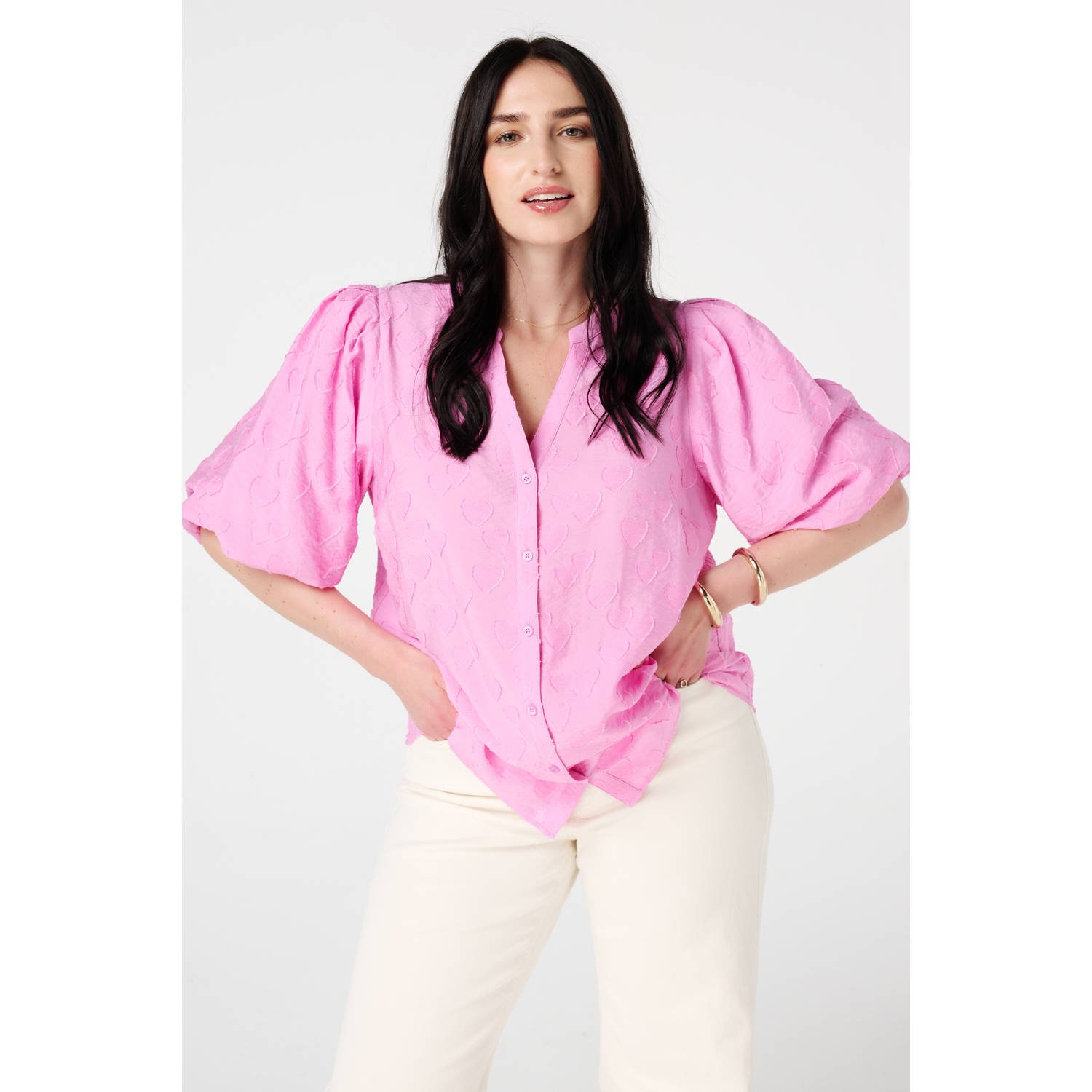 MS Mode blouse roze