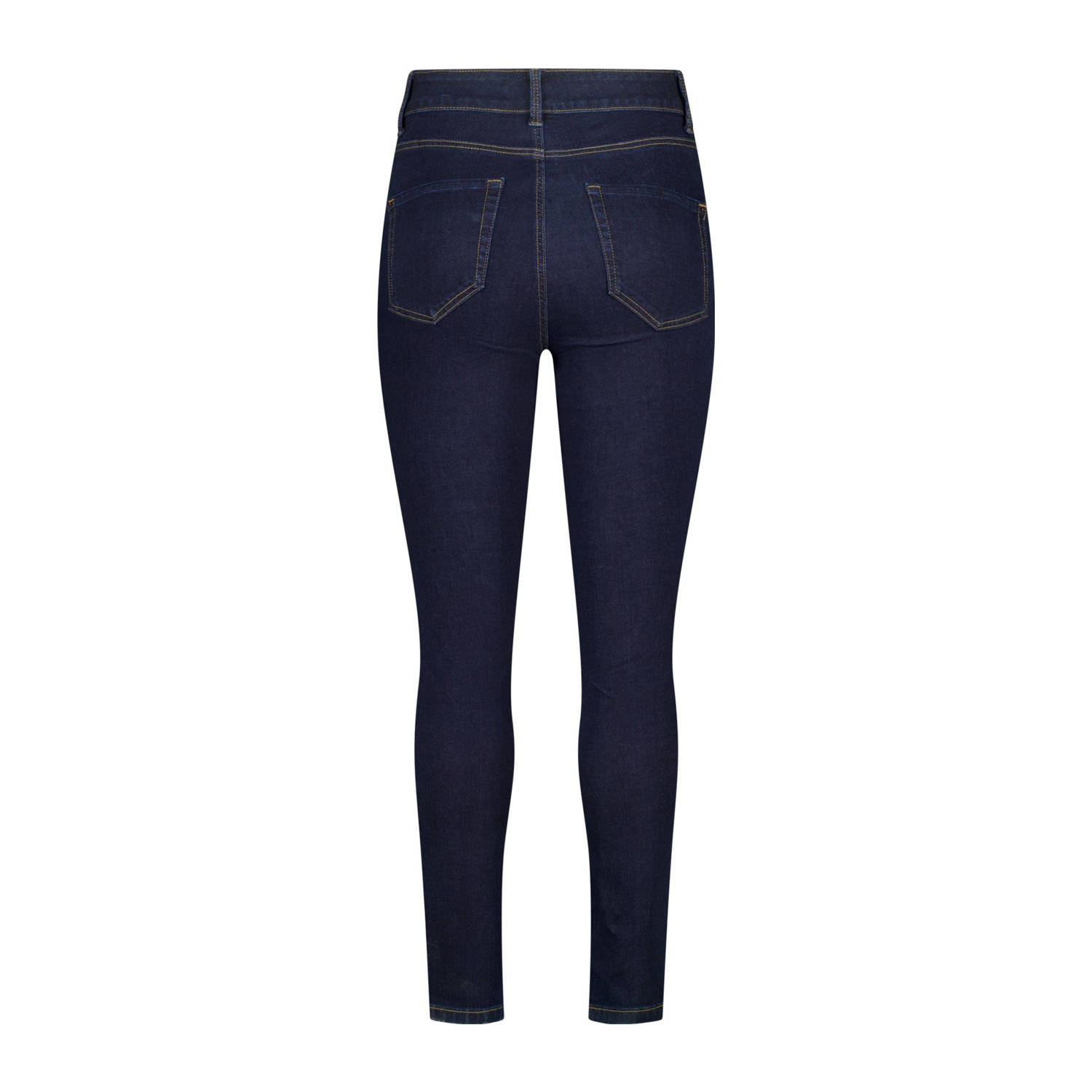 MS Mode high waist skinny jeans dark blue denim