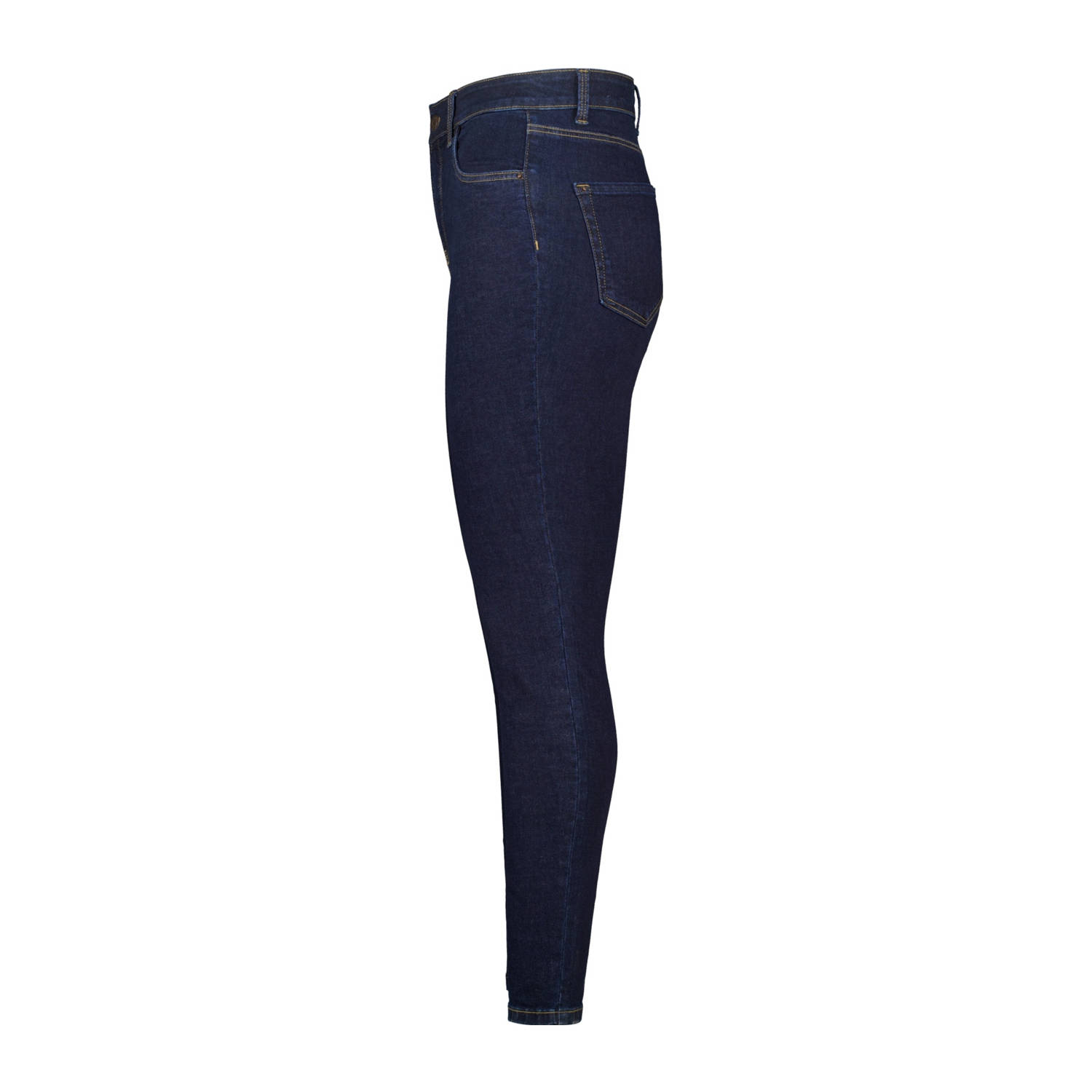 MS Mode high waist skinny jeans dark blue denim