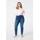 MS Mode high waist slim fit jeans dark blue denim