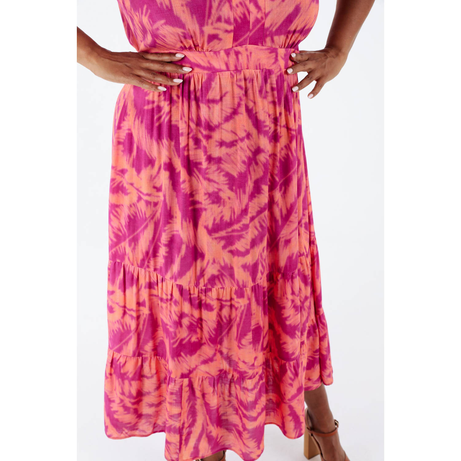 Paprika zomerjurk roze