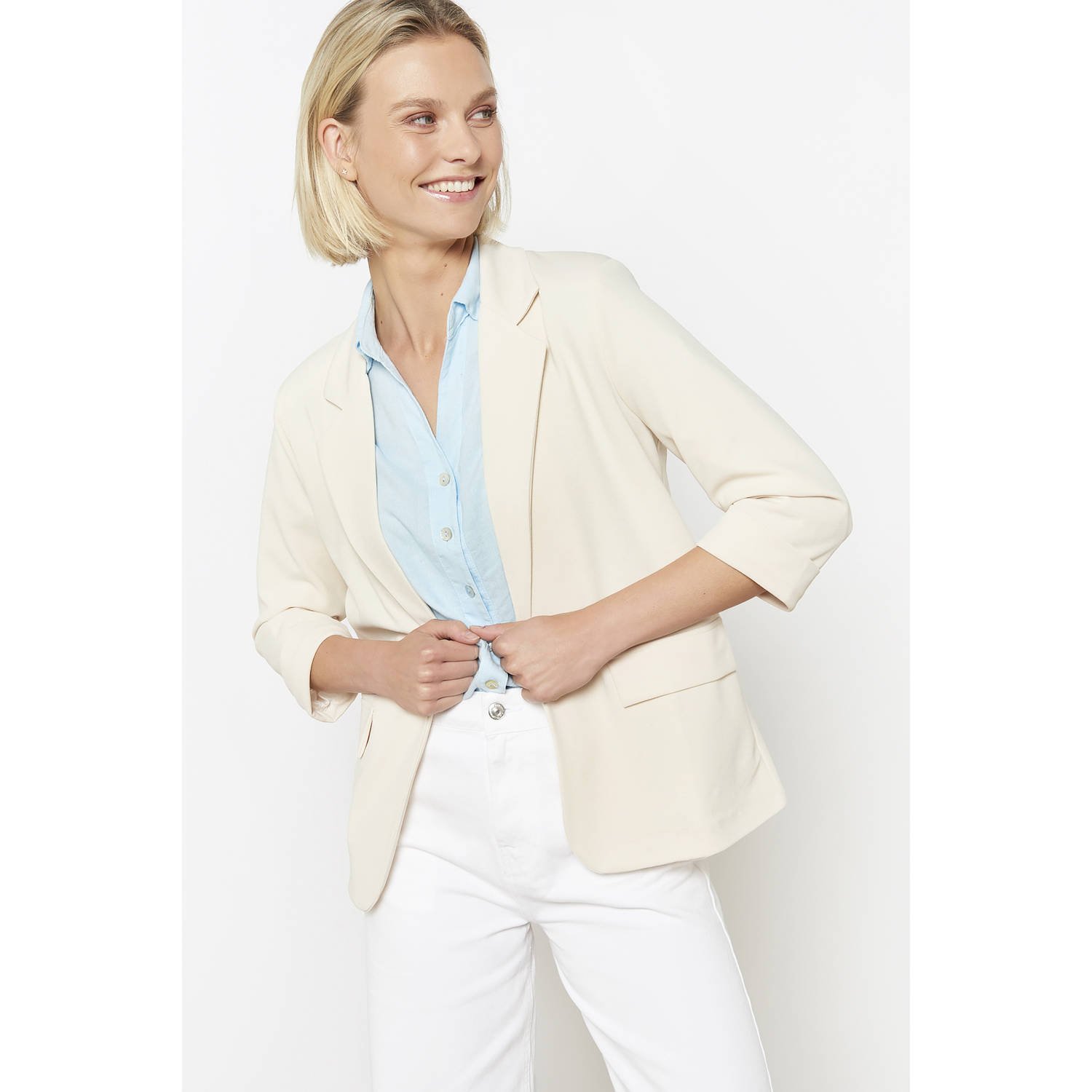 LOLALIZA regular blazer ecru