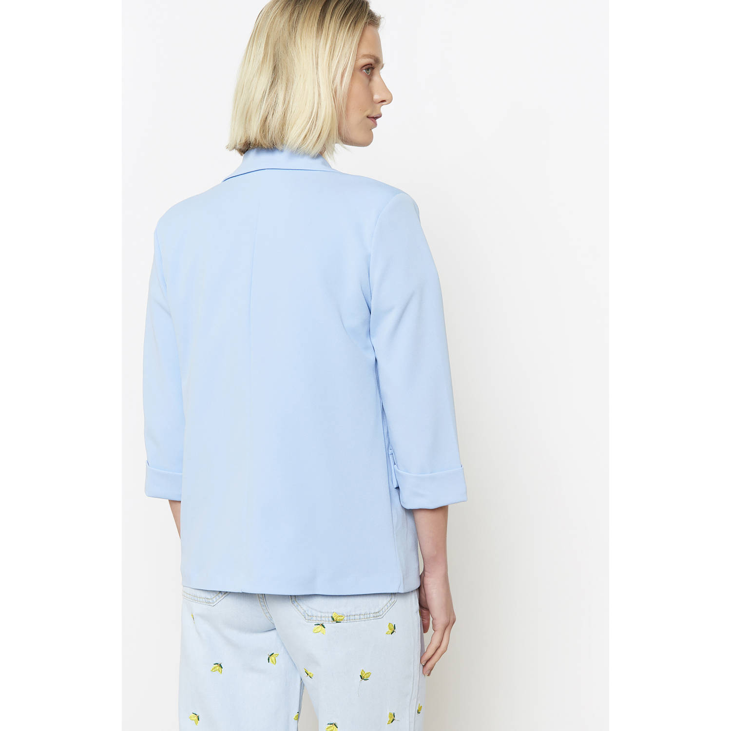 LOLALIZA regular blazer lichtblauw