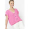 LOLALIZA gebreid vest roze