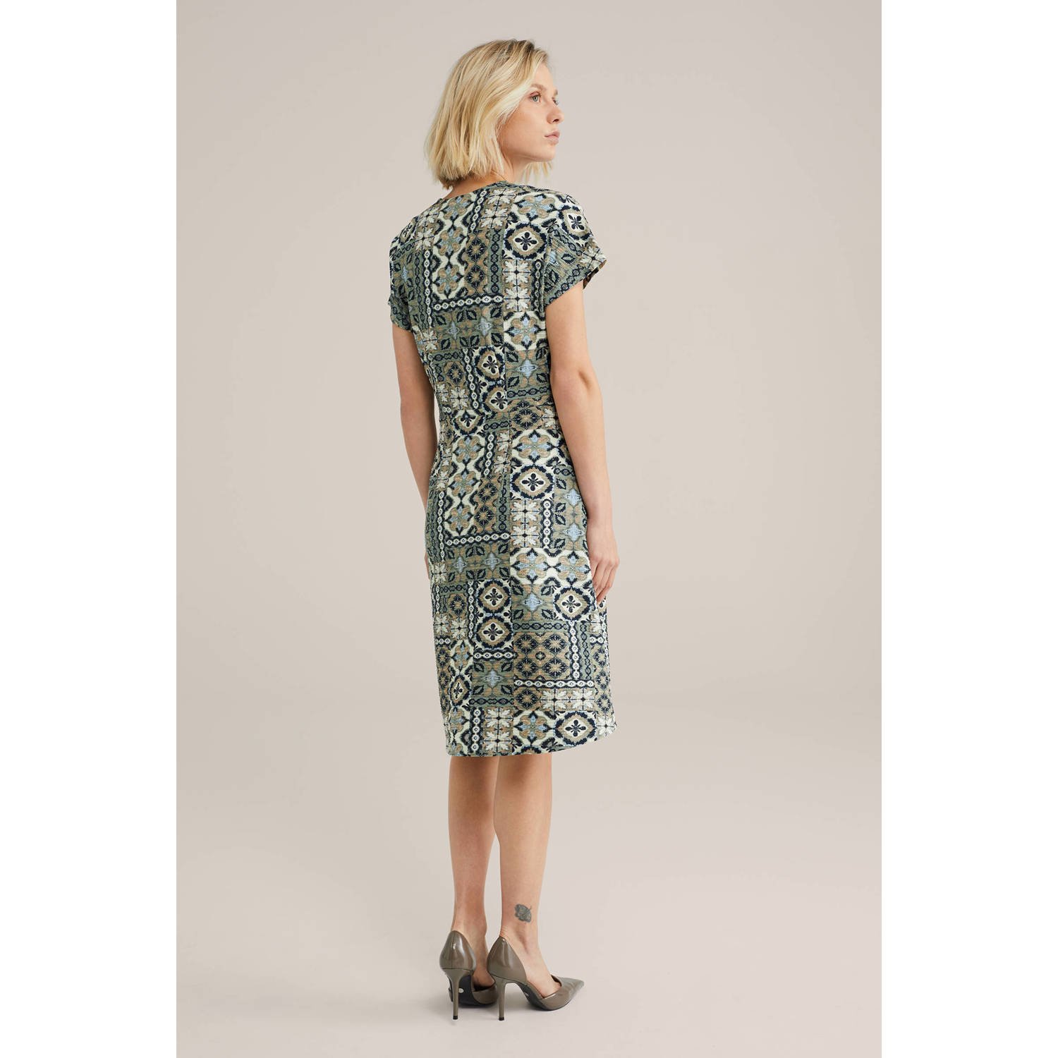 WE Fashion zomerjurk groen