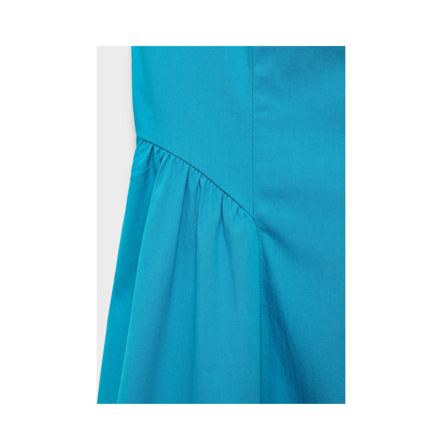 Mango A-lijn jurk blauw
