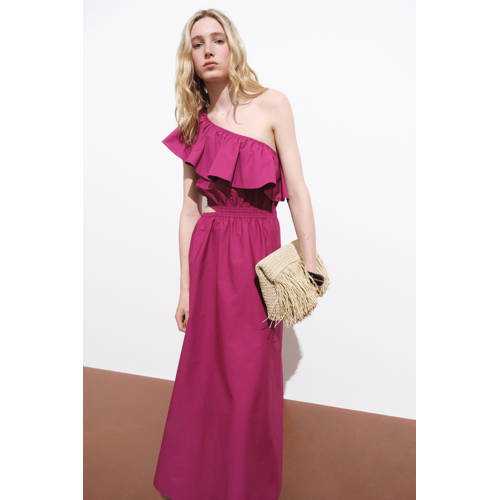 Mango zomerjurk fuchsia afbeelding