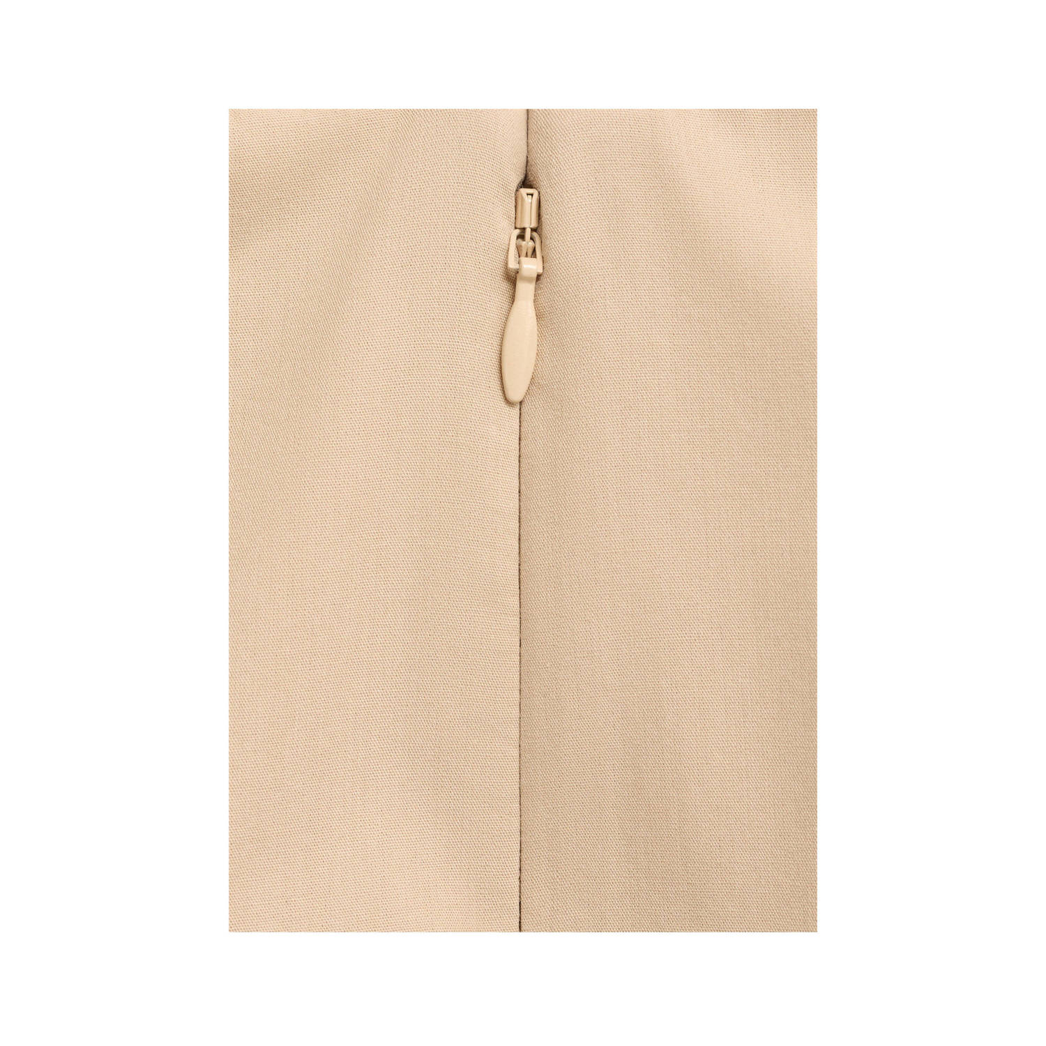 Mango midi jurk beige
