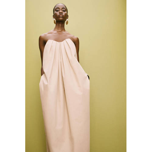 Mango midi jurk beige afbeelding