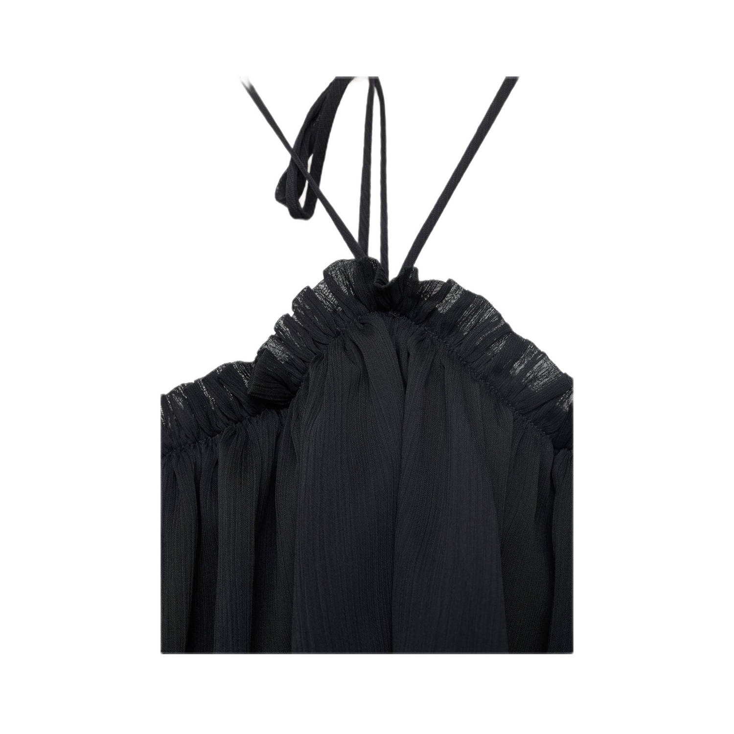 Mango maxi jurk zwart