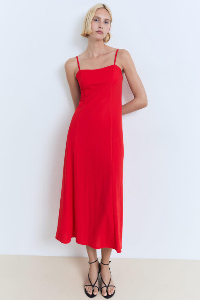Hanna Nikole Midi-jurk met V-hals en knopen aan de voorkant, grote maten, ruches aan de mouwen, casual jurk voor vrouwen, effen kleur, schattige A-lijn jurk met riem, Zwart, 46 grote maten Hanna Nikole Midi-jurk met V-hals en knopen aan de voorkant, grote maten, ruches aan de mouwen, casual jurk voor vrouwen, effen kleur, schattige A-lijn jurk met riem, Zwart, 46 grote maten