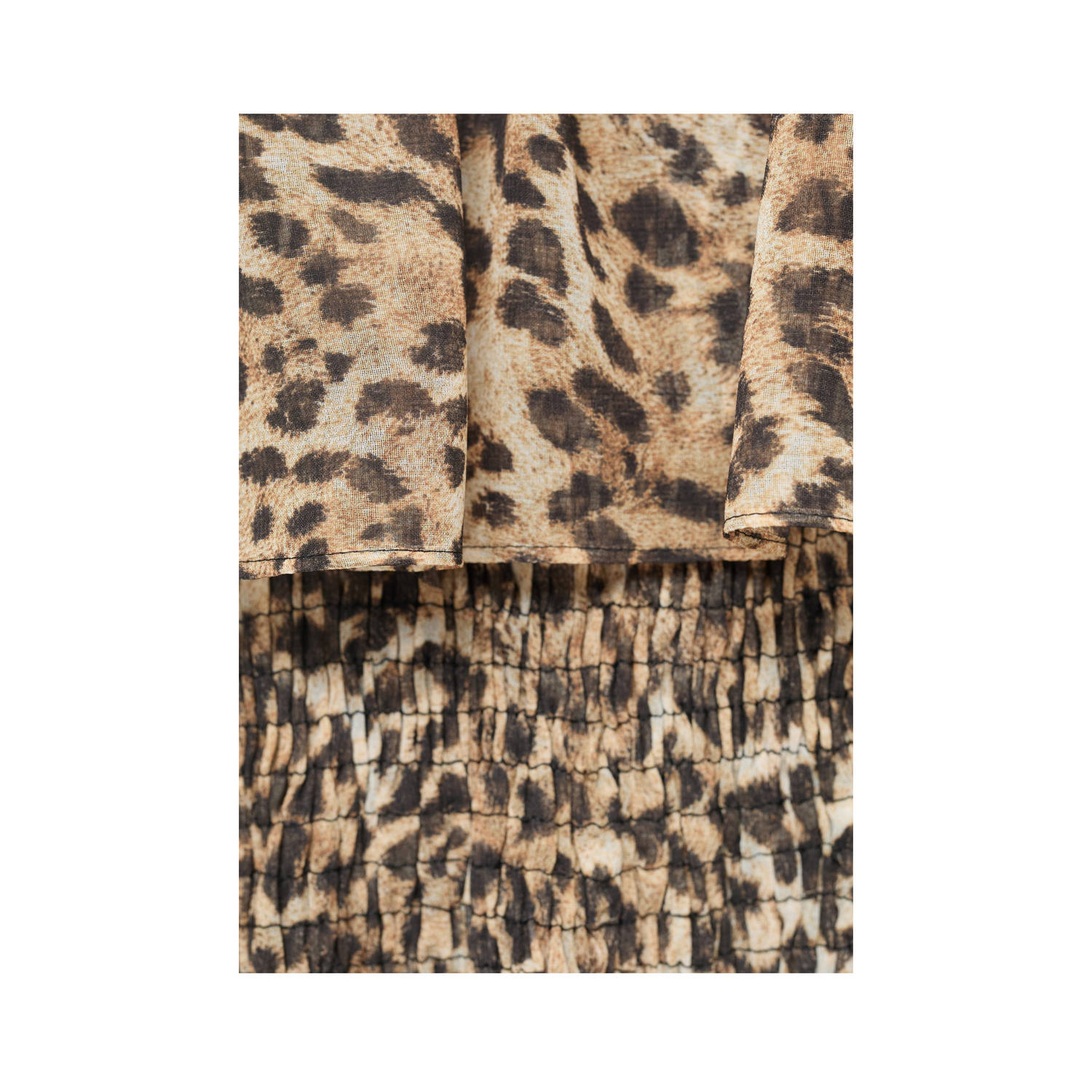 Mango maxi jurk bruin