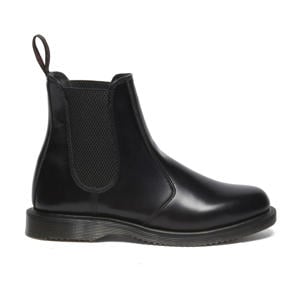 Flora leren chelsea boots zwart