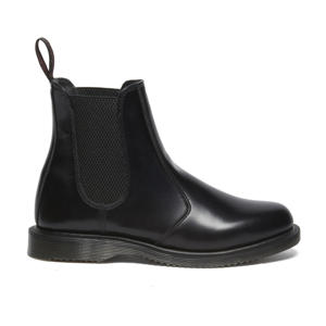Flora leren chelsea boots zwart