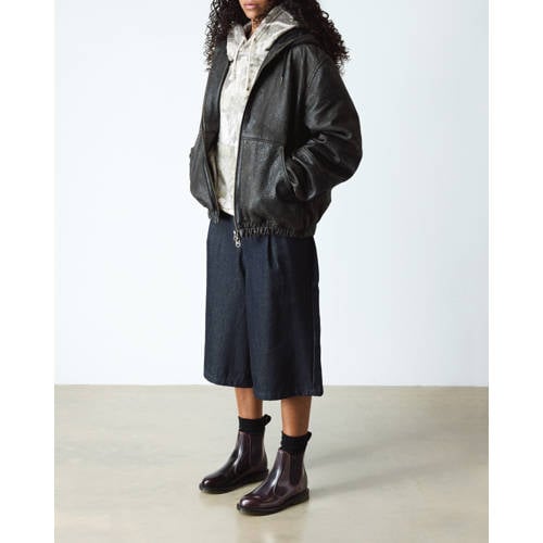 Dr. Martens Flora leren chelsea boots Cherry Red Arcadia afbeelding