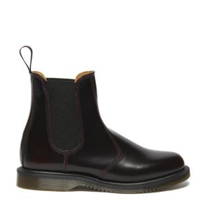 Flora leren chelsea boots Cherry Red Arcadia