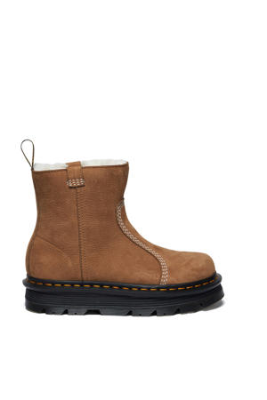 ZebZag Rigger gevoerde nubuck enkelboots Desert Brown
