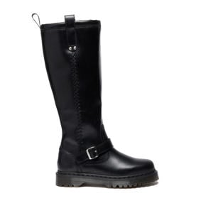Anistone BKR leren hoge laarzen Black Orleans