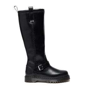 Anistone BKR leren hoge laarzen Black Orleans