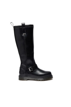 Anistone BKR leren hoge laarzen Black Orleans