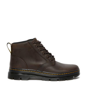 Bonny leren veterboots Dark Brown Crazy Horse