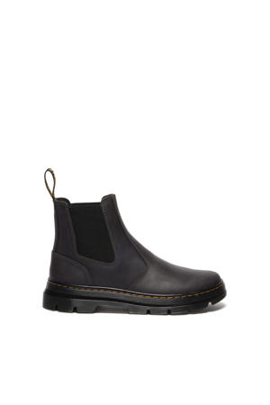 leren chelsea boots zwart