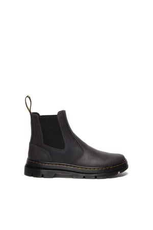 leren chelsea boots zwart
