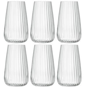 Longdrinkglazen - Waterglazen - Cocktailglazen - Speakeasies - 570 ml - 6 Stuks