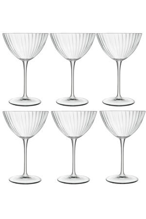 Martiniglazen - Cocktailglazen - Speakeasies - 220 ml - 6 Stuks