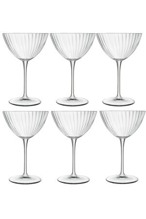 Martiniglazen - Cocktailglazen - Speakeasies - 220 ml - 6 Stuks