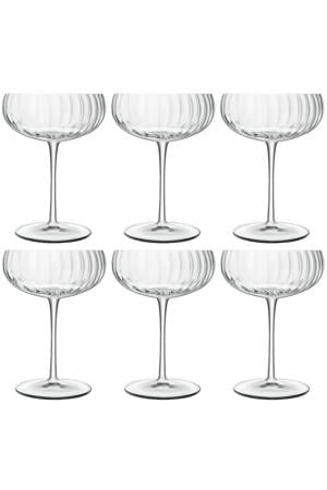 Champagneglazen - Flutes - Champagnecoupe - Speakeasies - 300 ml - 6 Stuks