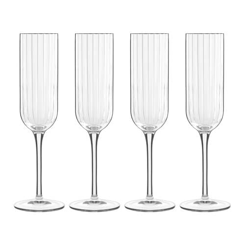 Luigi Bormioli Champagneglazen Bach 21 cl - 4 Stuks afbeelding