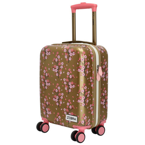 Zebra Trends trolley met all-over pint goudkleurig afbeelding