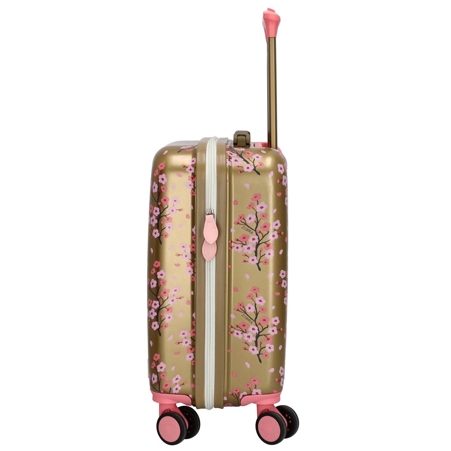 Zebra Trends trolley met all-over pint goudkleurig