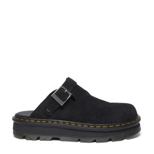 ZebZag mule  suède clogs zwart