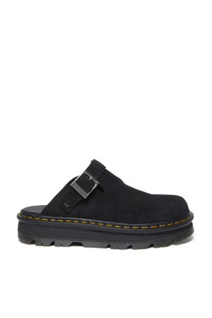 ZebZag mule suède clogs zwart
