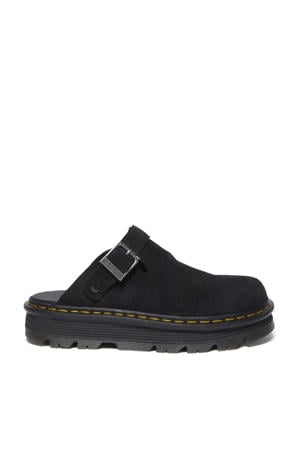 ZebZag mule suède clogs zwart