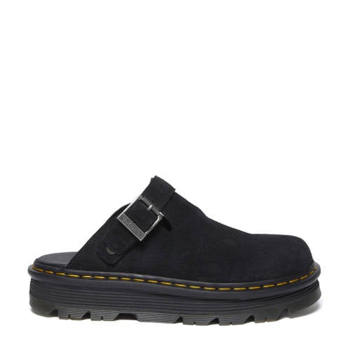Dr. Martens ZebZag mule suède clogs zwart afbeelding