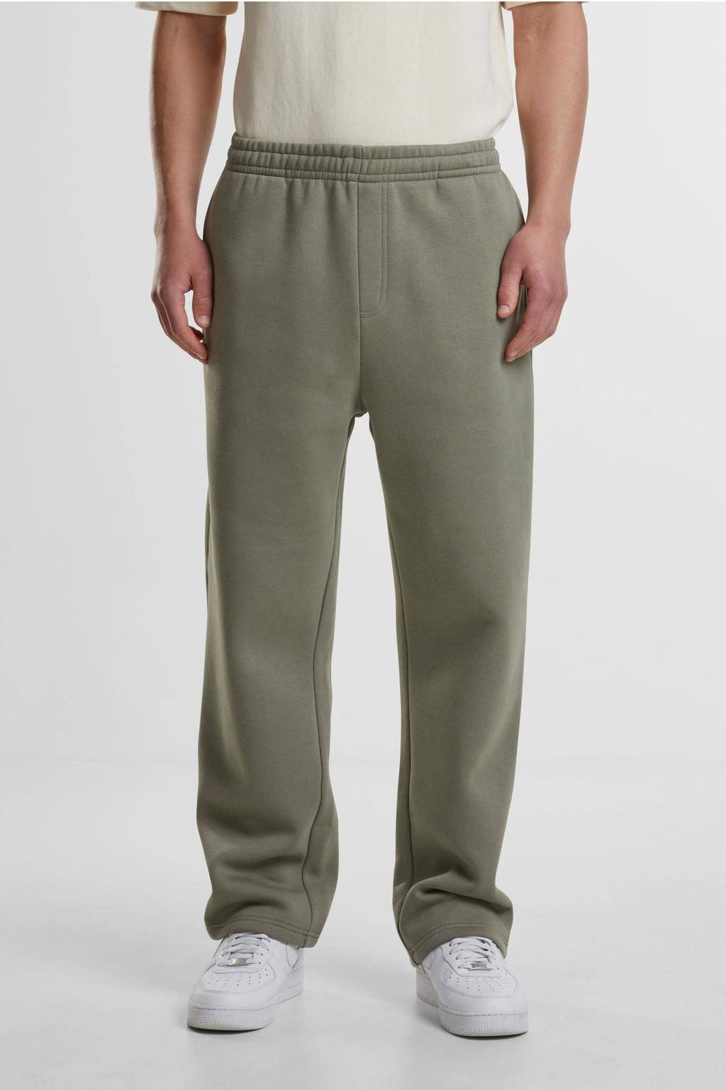 Urban Classics relaxed joggingbroek lichtkaki