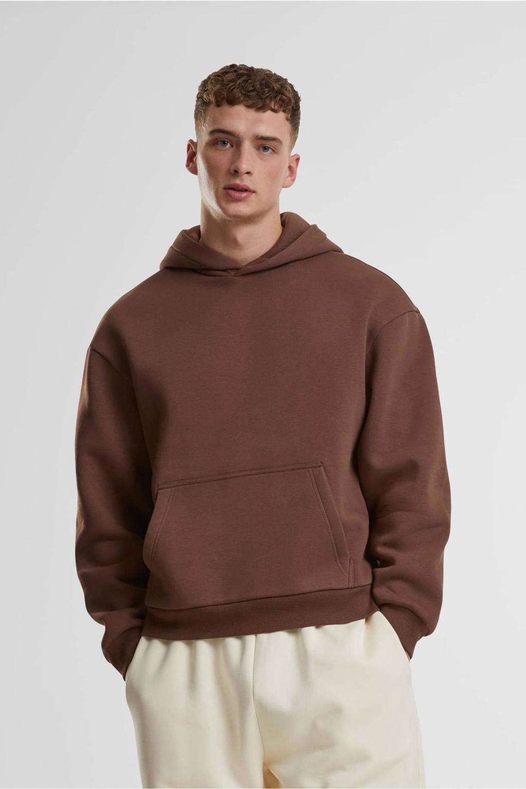 Urban Classics oversized hoodie - bruin