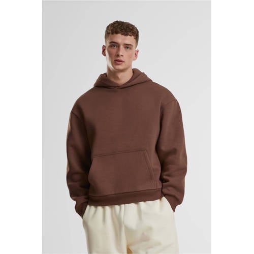 Urban Classics hoodie donkerbruin afbeelding