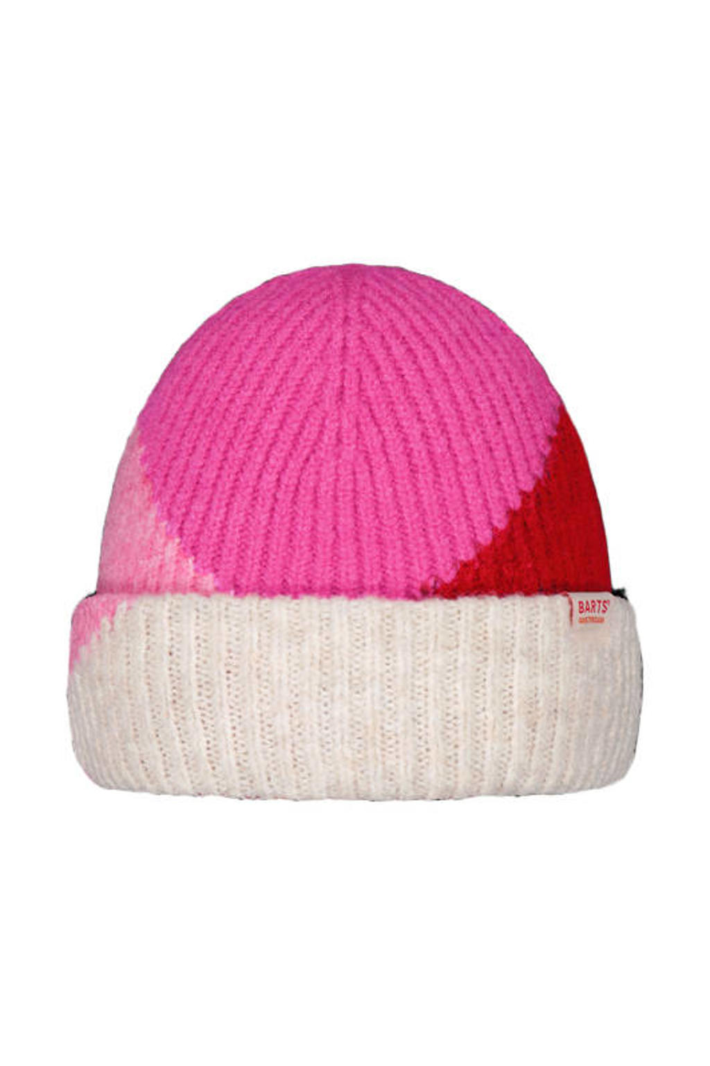 Barts gebreide muts roze
