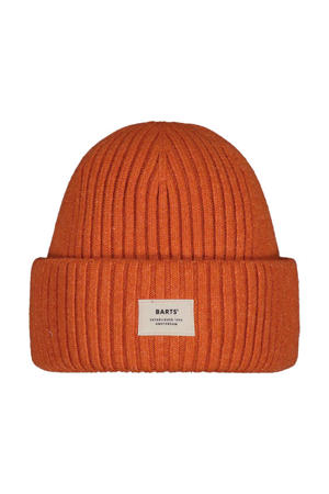 gebreide muts oranje