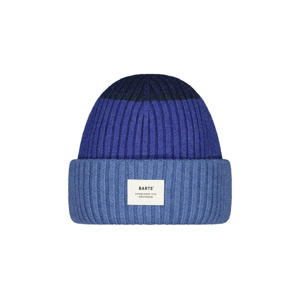gebreide muts blauw