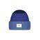 Barts gebreide muts blauw
