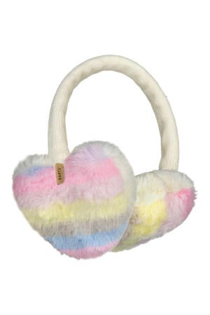 oorwarmers hartjes vorm roze