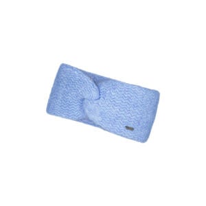 gebreide hoofdband blauw